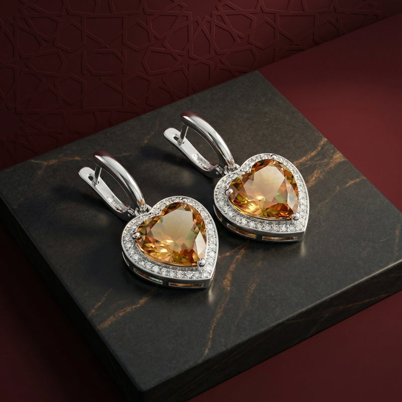 Load image into Gallery viewer, SUFI HEARTS EARRING
